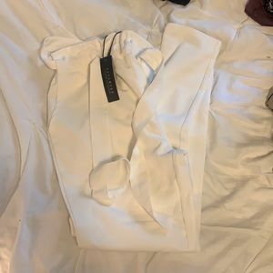 Paper bag waist pants